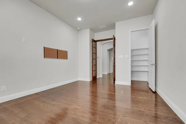 a view of a kitchen and a chandelier