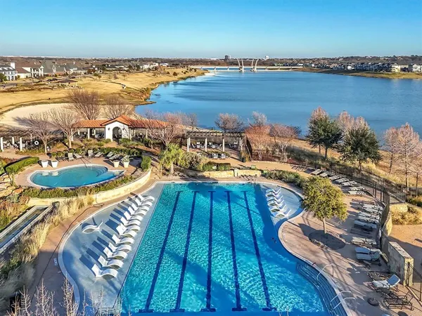an aerial view of a ocean view