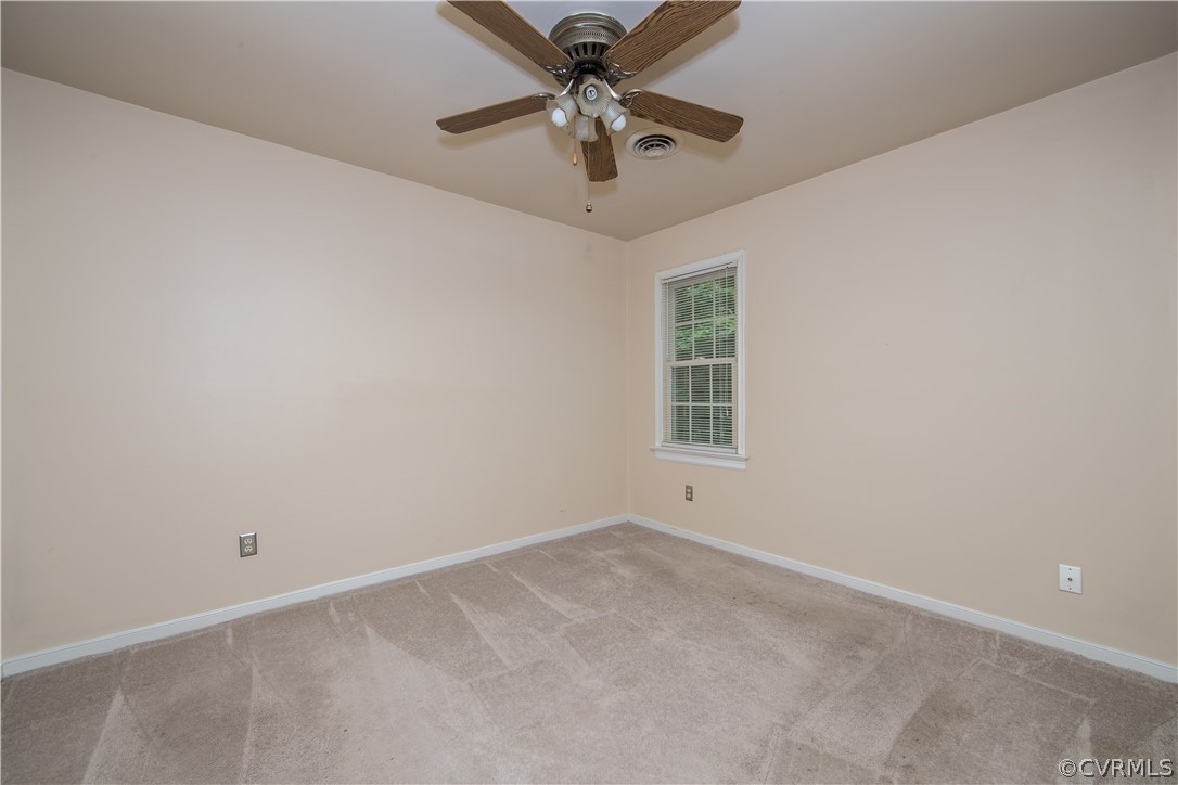 4325 Brixton Road Chesterfield, VA 23832 - Photo 13 of 19 The third bedroom offers a ceiling fan and carpete