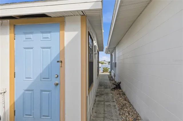 a view of a entryway door of the house
