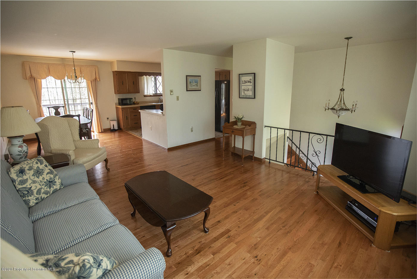 1420 Charles Road Lake Ariel, PA 18436 - Photo 10 of 47 a living room with furniture and a flat screen tv