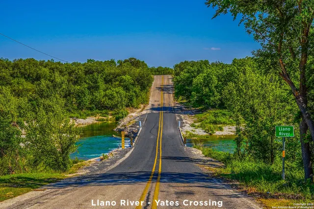 a view of a lake from a yard