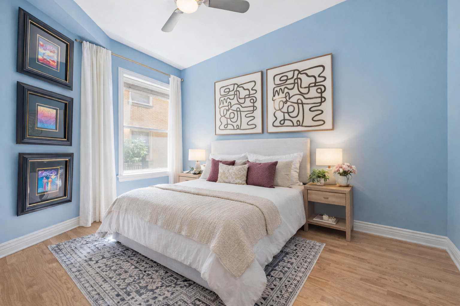 2547 North Clark Street, Unit 2N Chicago, IL 60614 - Photo 20 of 25 a bedroom with a bed and a window
