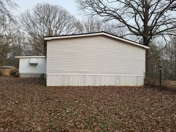 a backyard of a house