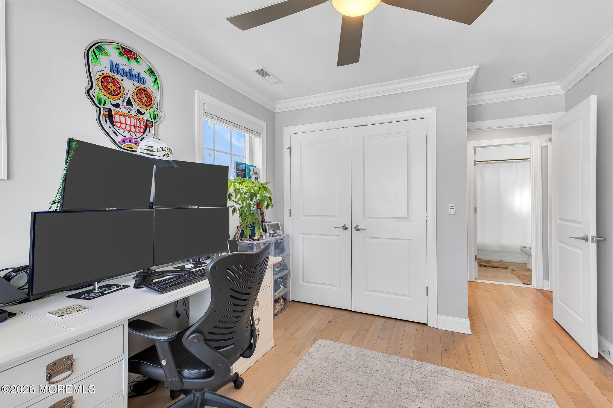 12 4th Street Highlands, NJ 07732 - Photo 24 of 41 a view of a workspace with furniture and wooden floor