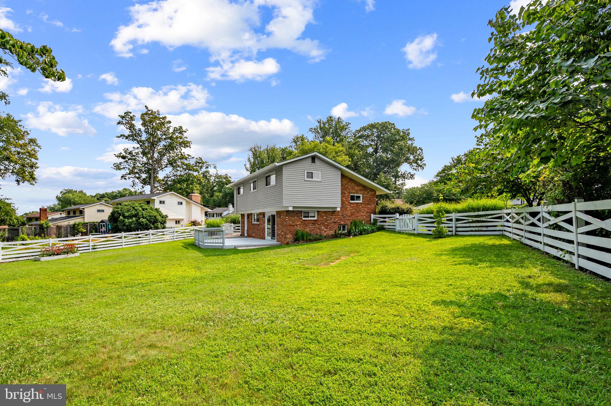4216 Sideburn Road Fairfax, VA 22030 - Photo 47 of 47 Spacious Fenced Back Yard on a Corner Lot