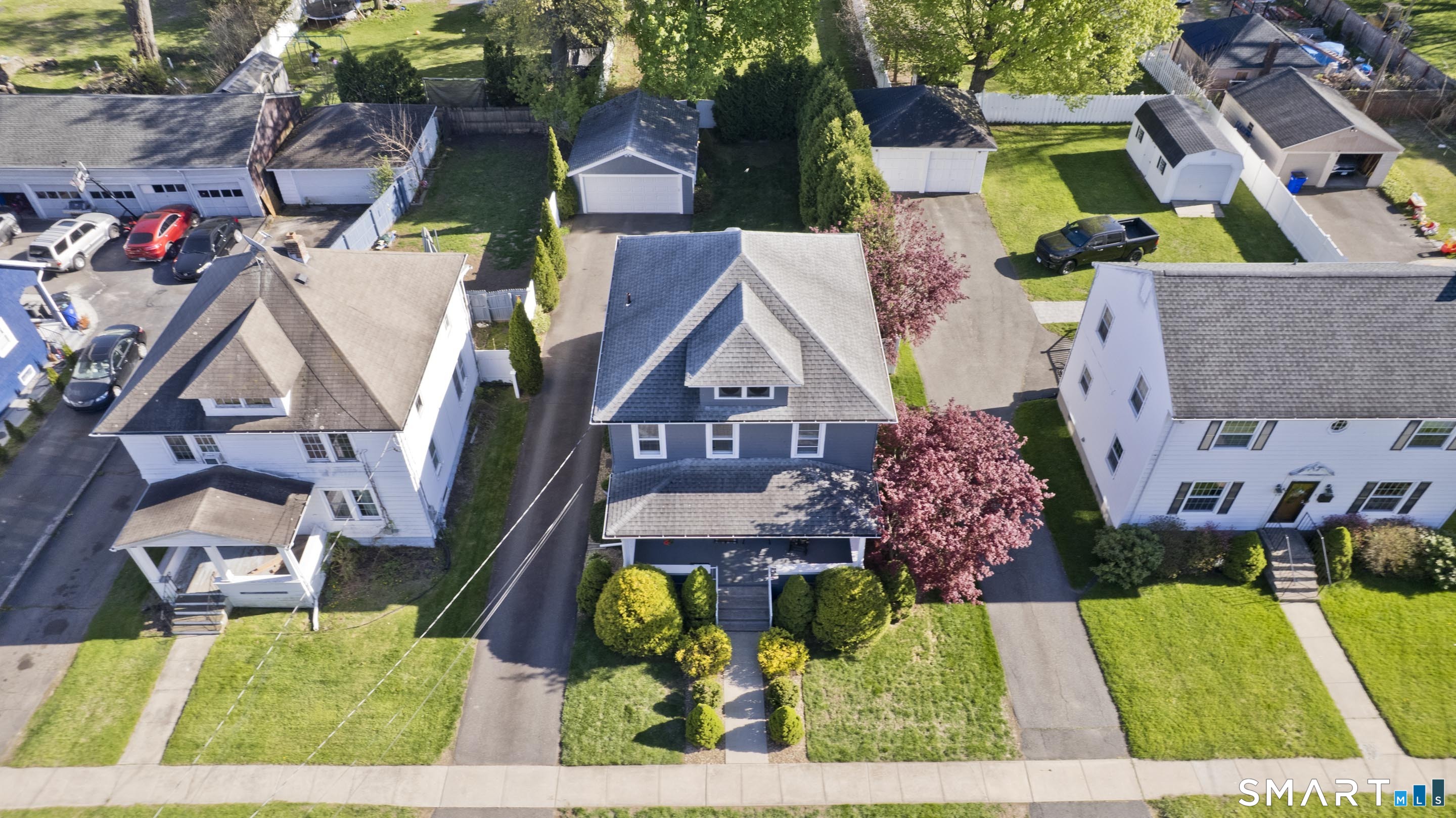 6 James Street Windsor Locks, CT 06096 - Photo 1 of 1 an aerial view of house with yard