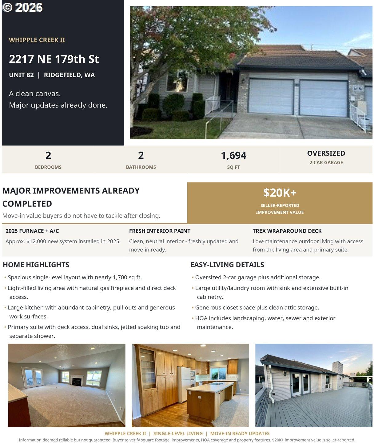 2217 Northeast 179th Street, Unit 82 Ridgefield, WA 98642 - Photo 21 of 22 Gallery Image 21