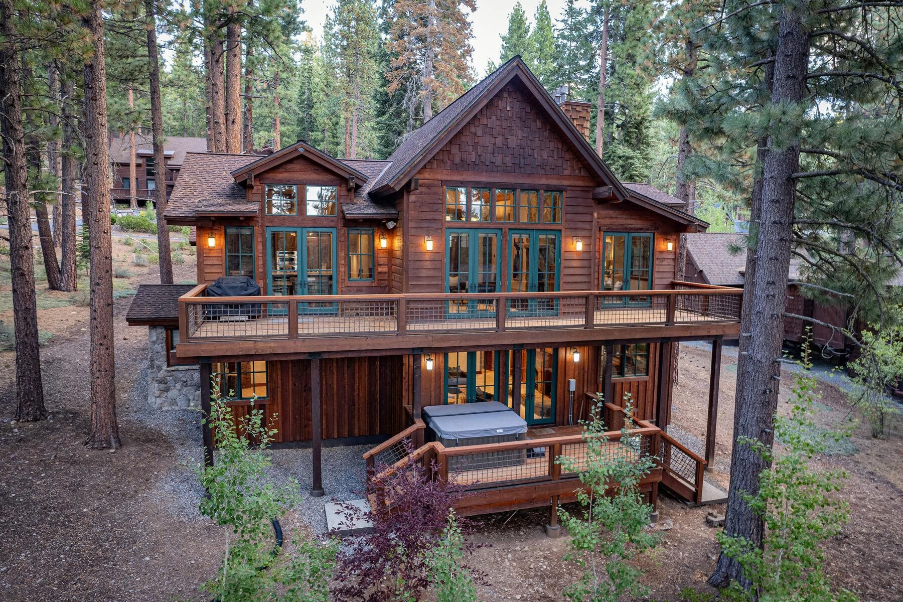 11541 Bottcher Loop Truckee, CA 96161 - Photo 26 of 28 a front view of a house with garden and sitting area