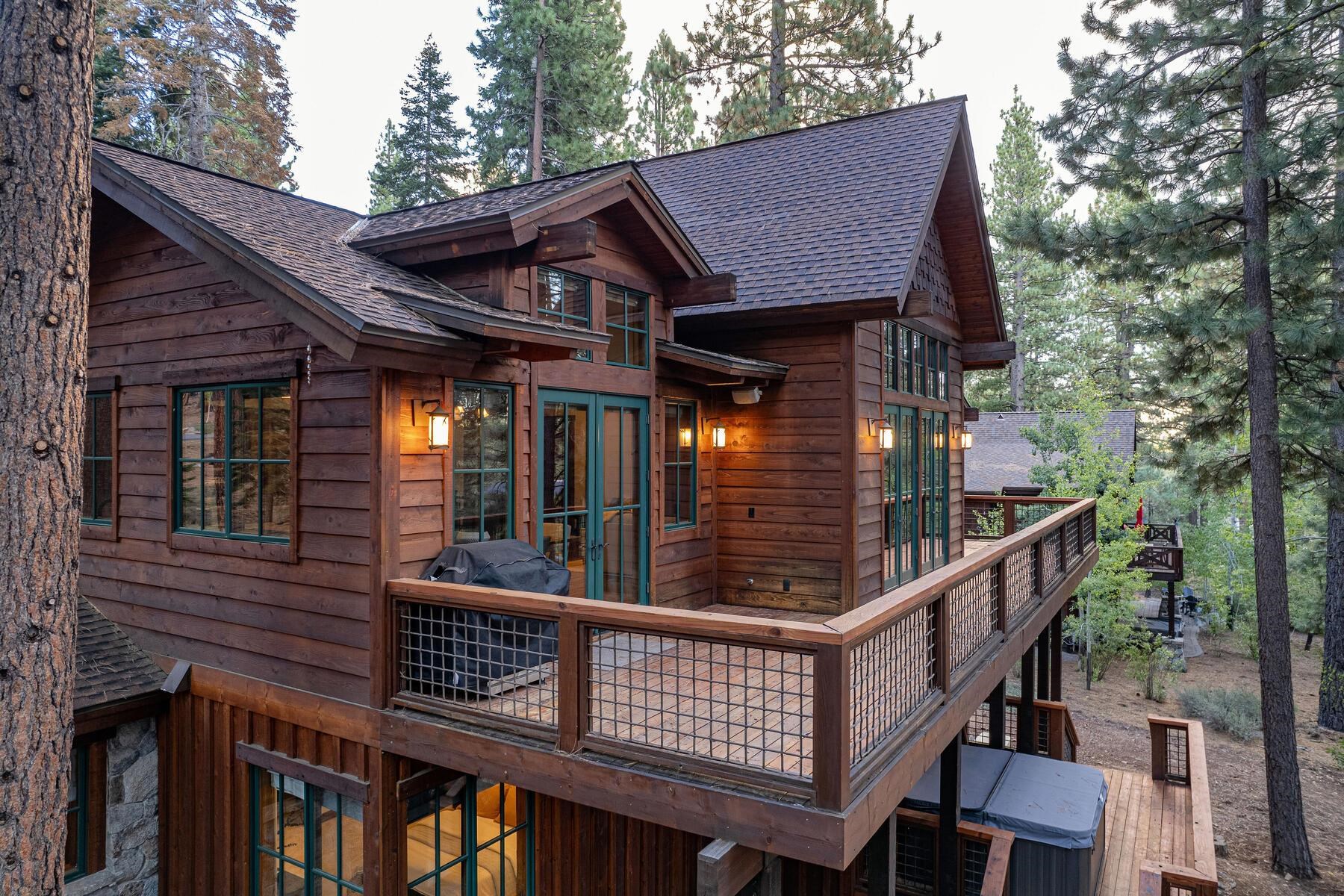 11541 Bottcher Loop Truckee, CA 96161 - Photo 27 of 28 a view of house with wooden deck and outdoor seating