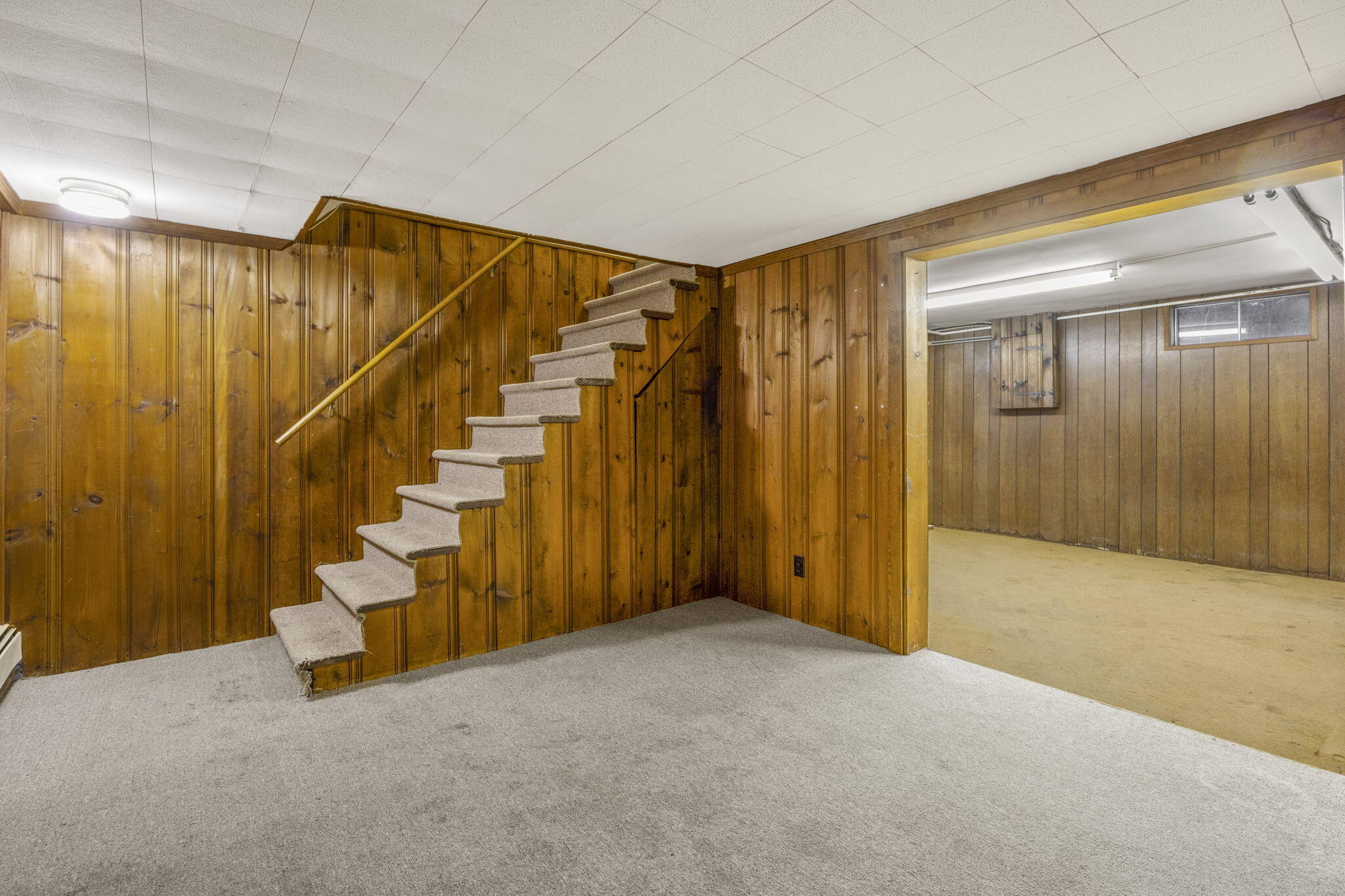 58 Aunt Molls Ridge Brewster, MA 02631 - Photo 37 of 53 a view of an empty room with stairs