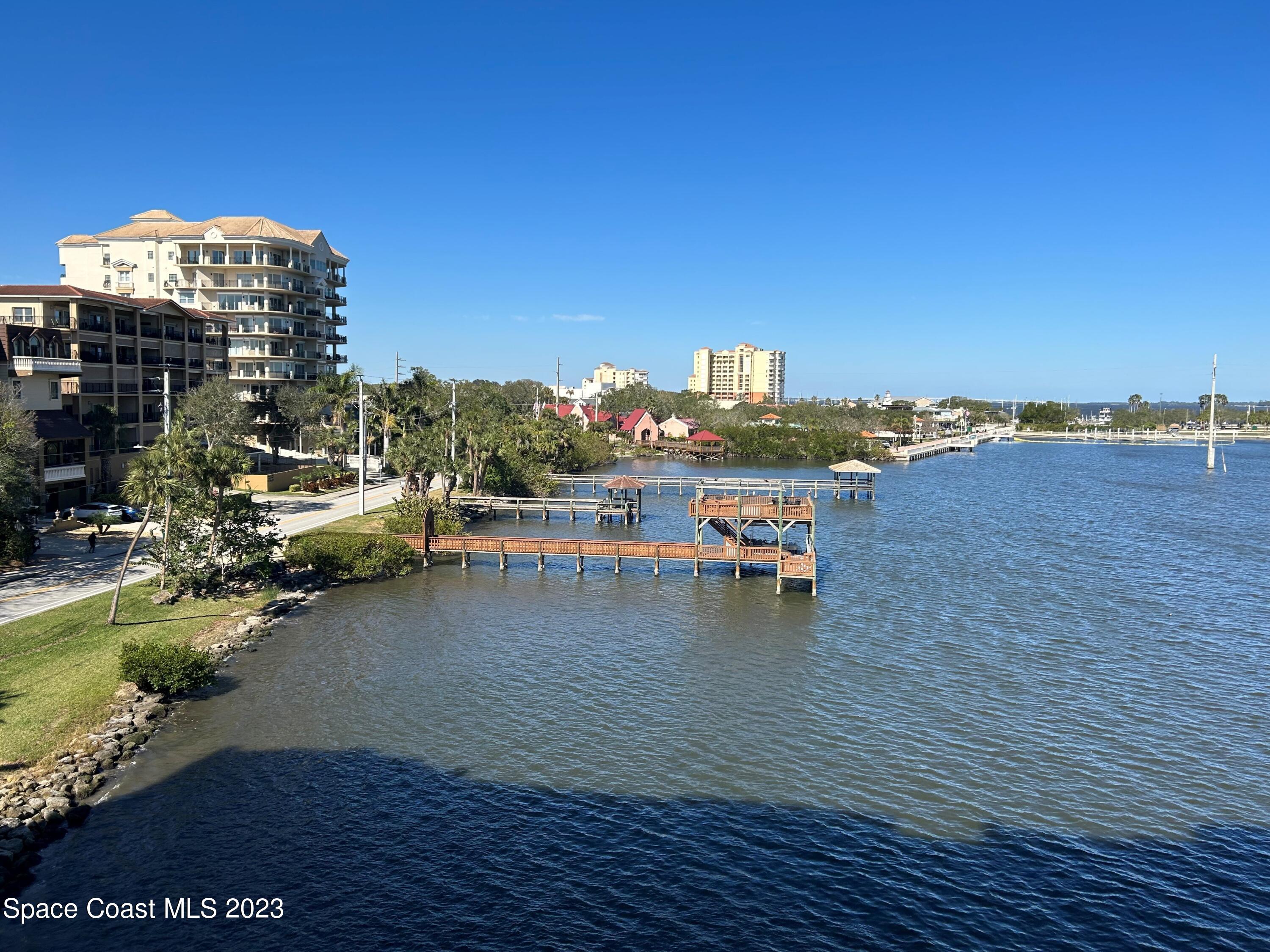 100 Riverside Drive, Unit 403 Cocoa, FL 32922 - Photo 1 of 30 a view of a water with a terrace