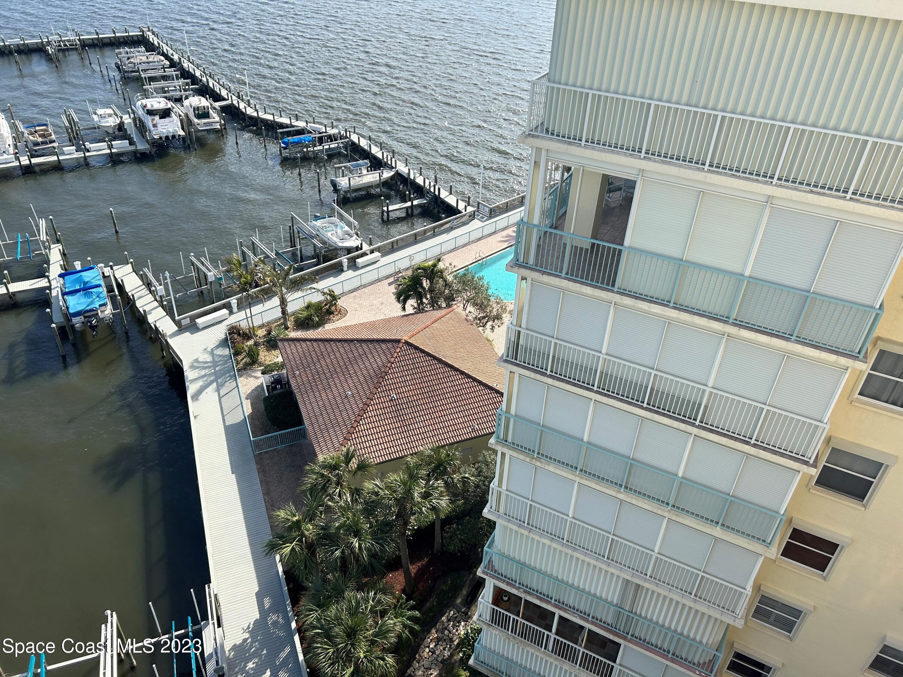 100 Riverside Drive, Unit 403 Cocoa, FL 32922 - Photo 26 of 30 a view of a house with a lake