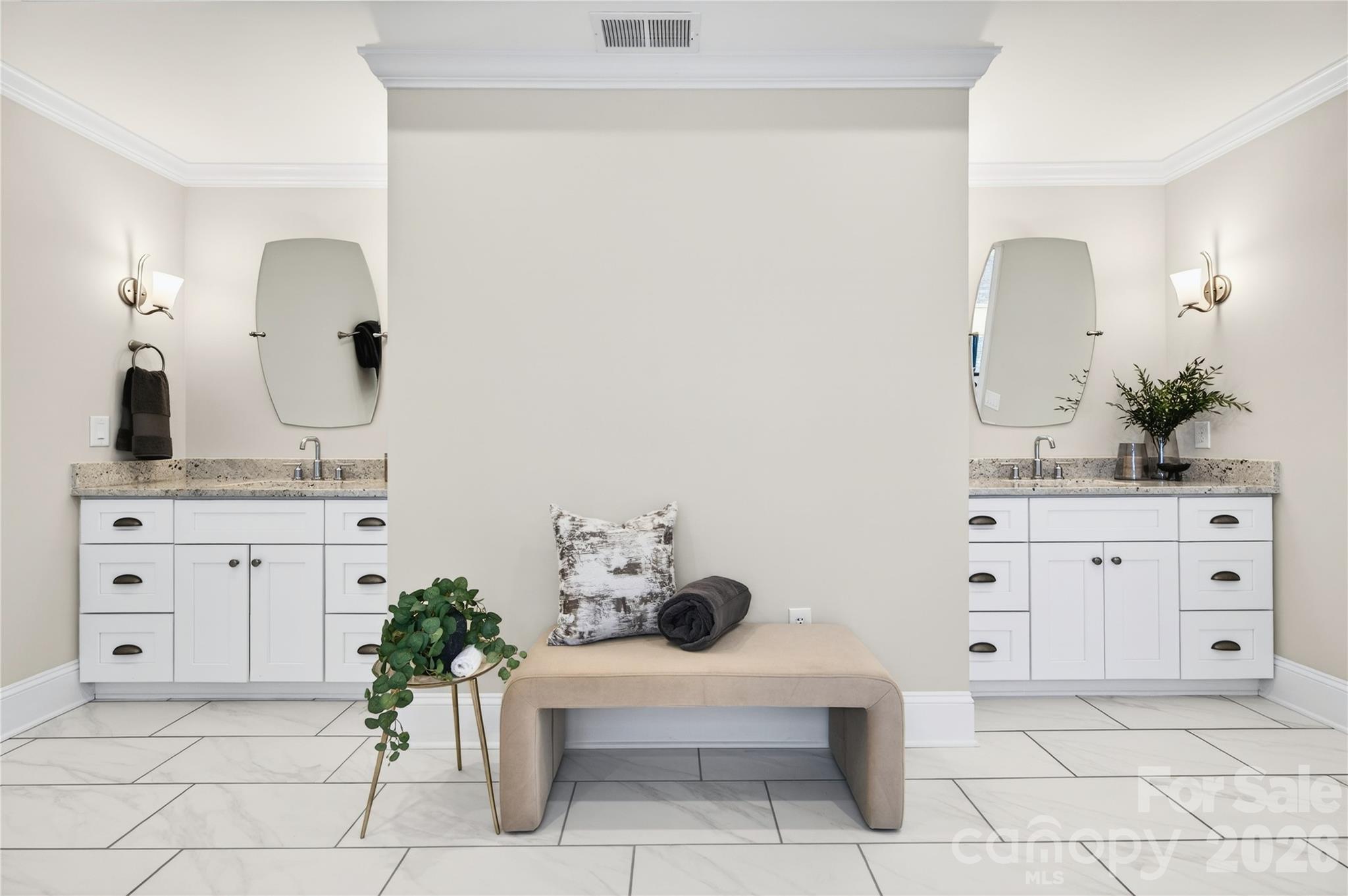 489 South Main Street Davidson, NC 28036 - Photo 26 of 43 a bathroom with a sink vanity and a mirror