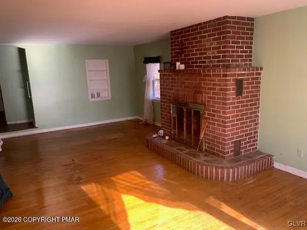 a view of fireplace