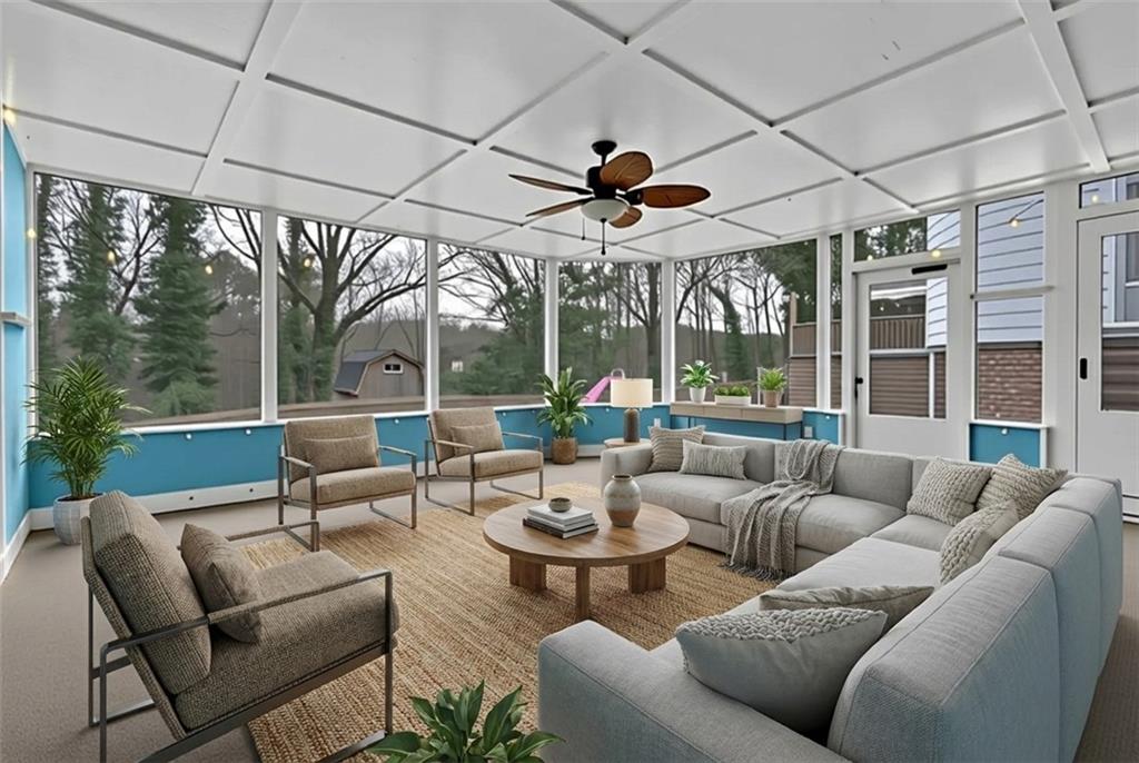 326 Fayette Drive Winder, GA 30680 - Photo 3 of 57 a living room with furniture and a large window