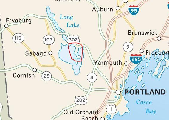82 Point Sebago Road Casco, ME 04015 - Photo 12 of 18 Kettle Cove in relation to Portland and