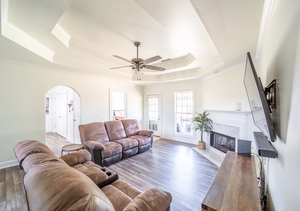 28 Whippoorwill Lane Fort Mitchell, AL 36856 - Photo 6 of 19 a living room with furniture and a wooden floor
