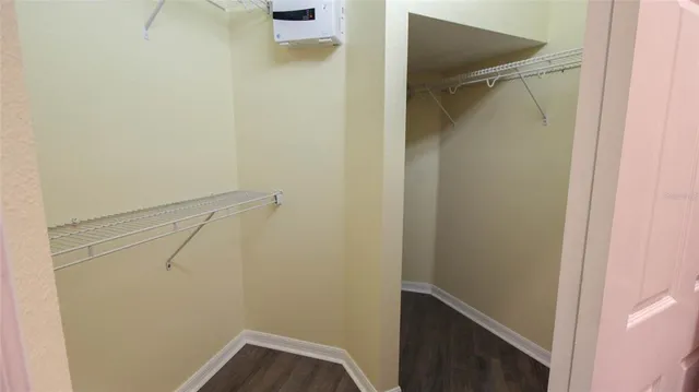 a view of walk in closet