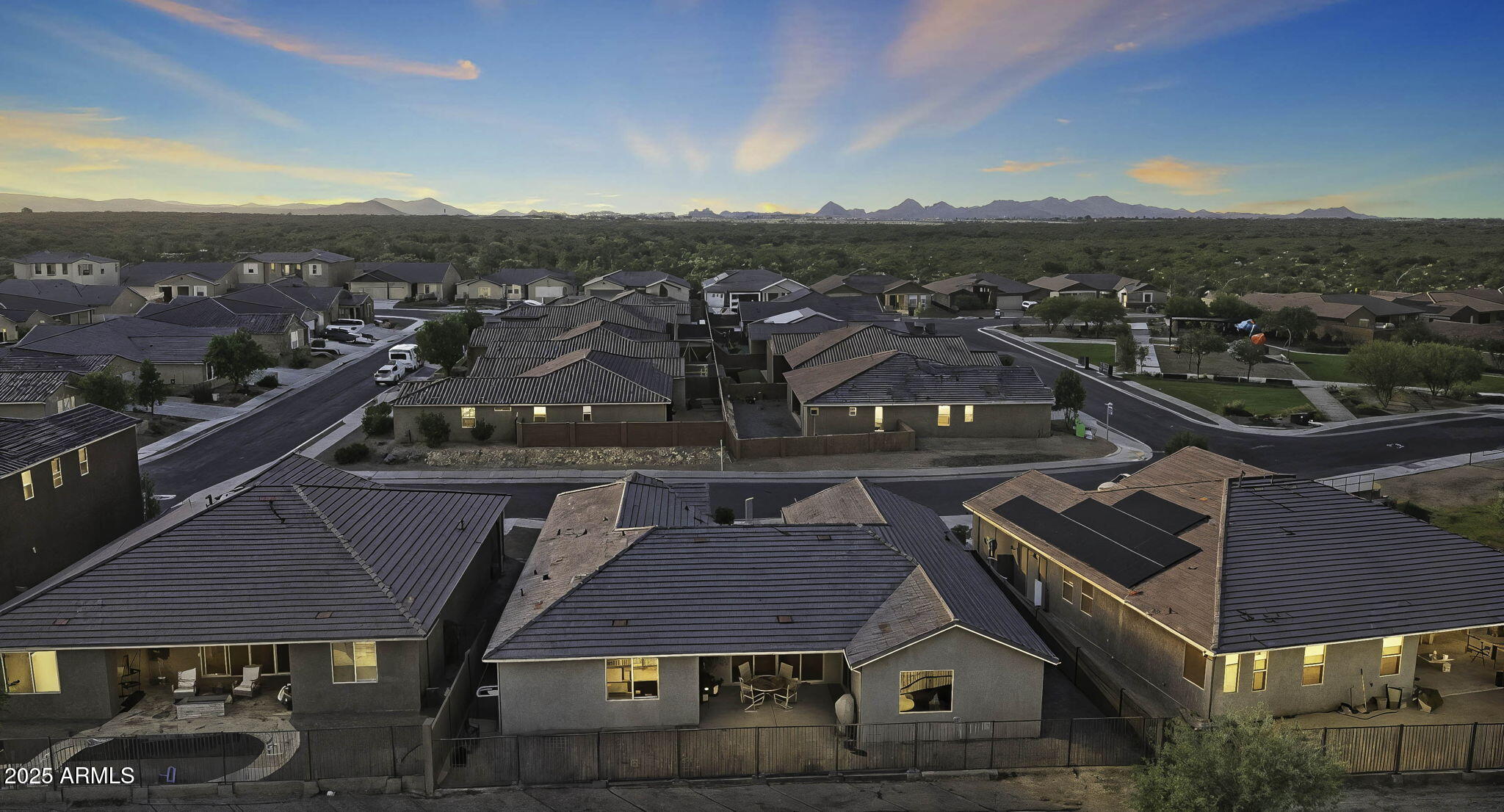 5439 South Sierra Prieta Trail Tucson, AZ 85747 - Photo 46 of 71 a view of a city from a terrace
