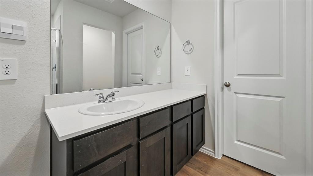 3925 Oakcrest Lane Princeton, TX 75407 - Photo 4 of 35 a bathroom with a sink and a mirror