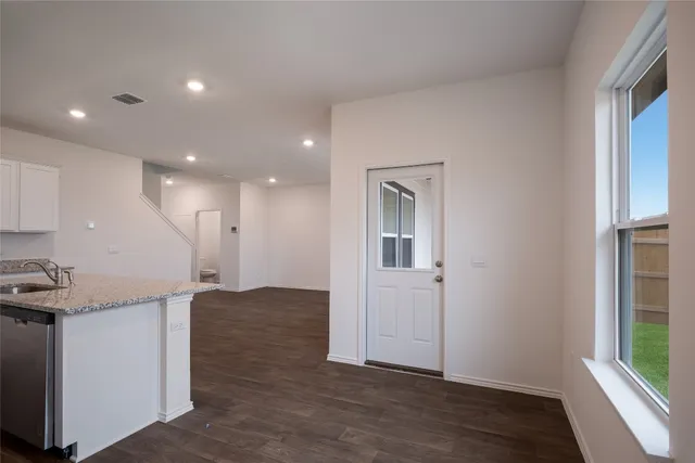 a view of empty room