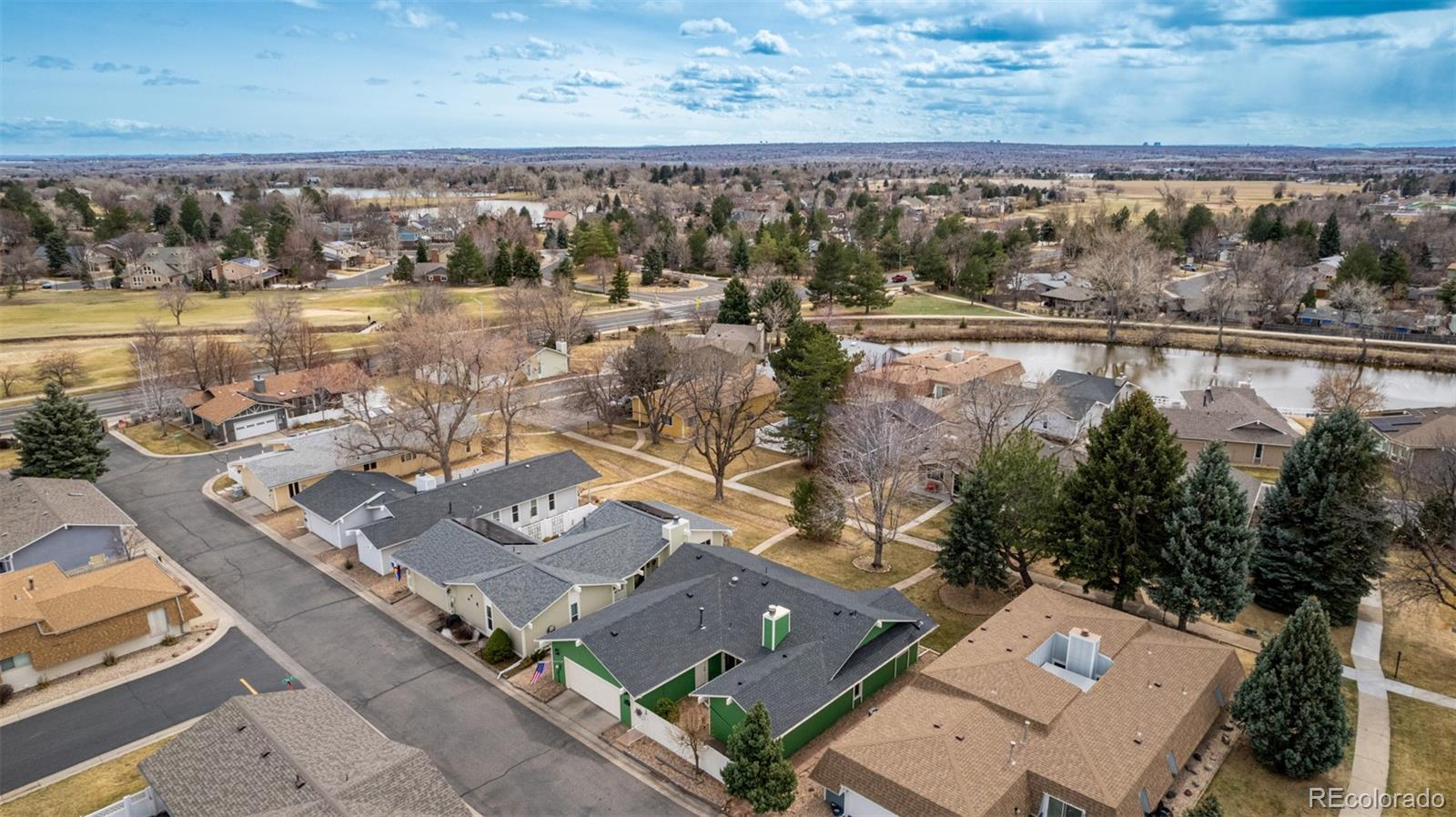 22 Scott Drive North Broomfield, CO 80020 - Photo 47 of 49 an aerial view of residential houses with outdoor space