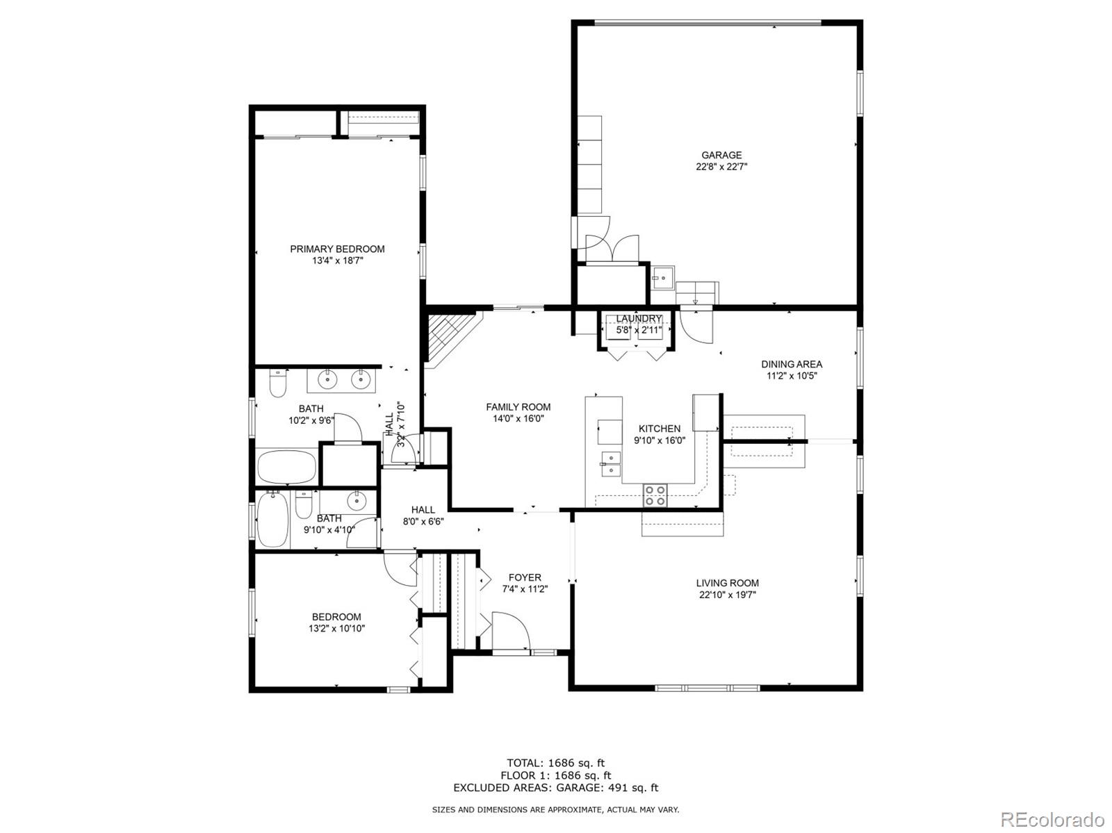 22 Scott Drive North Broomfield, CO 80020 - Photo 49 of 49 a picture of floor plan