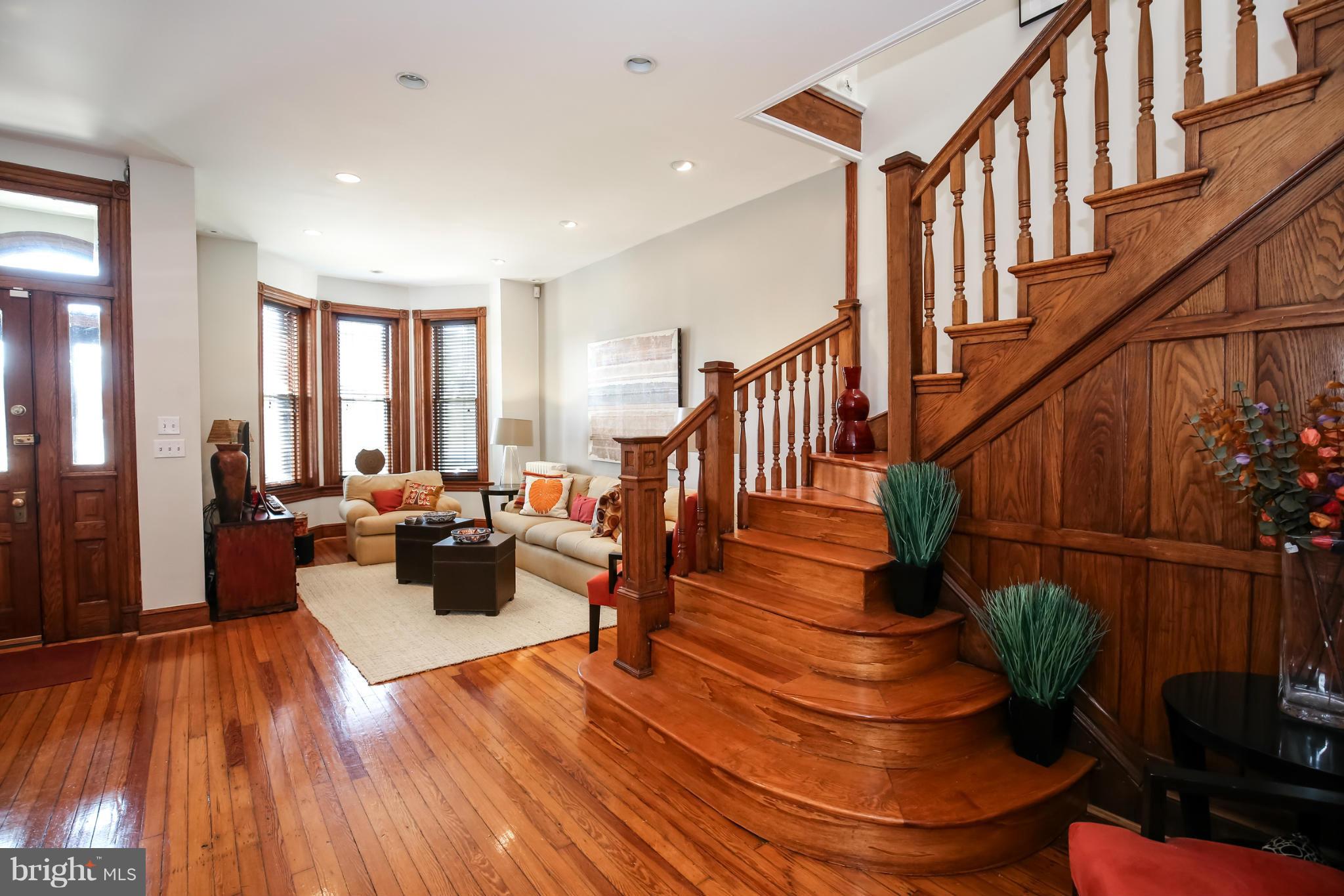 252 8th Street Southeast Washington, DC 20003 - Photo 3 of 29 a view of entryway and hall with wooden floor