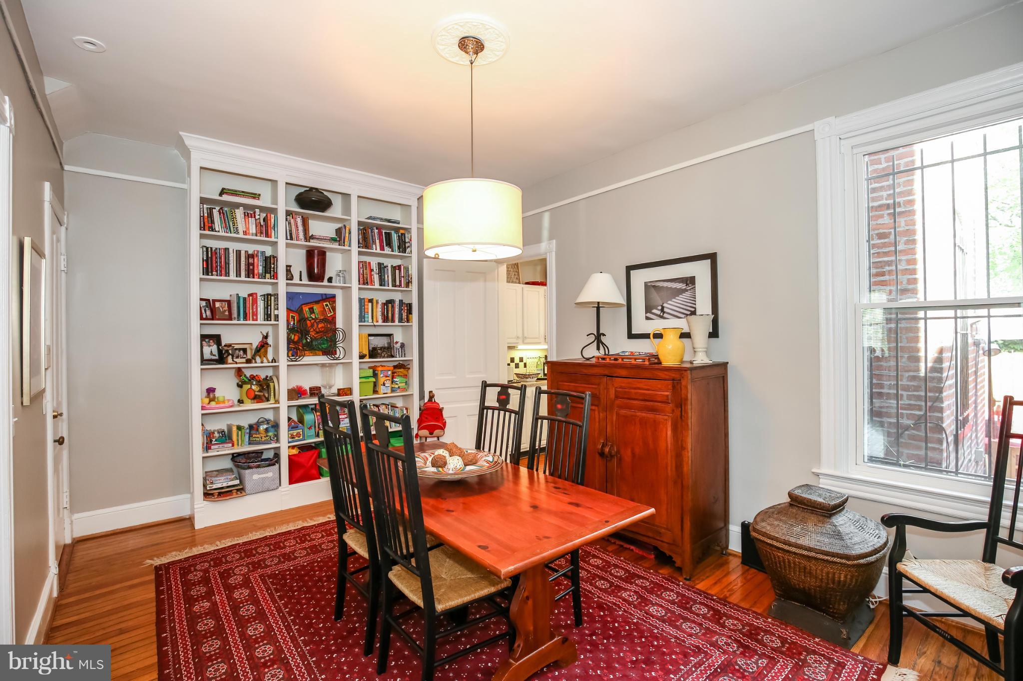 252 8th Street Southeast Washington, DC 20003 - Photo 9 of 29 a view of a livingroom with furniture window and wooden floor