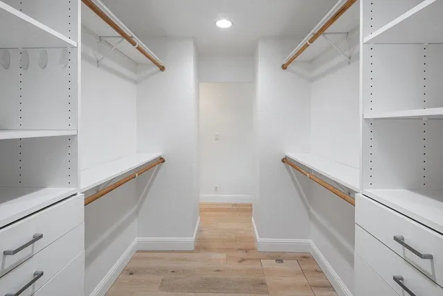 a view of walk in closet