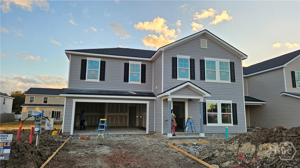 203 Hasty Point Road Port Wentworth, GA 31407 - Photo 2 of 32 Actual Home - Front View - Photo taken 11/18/2025