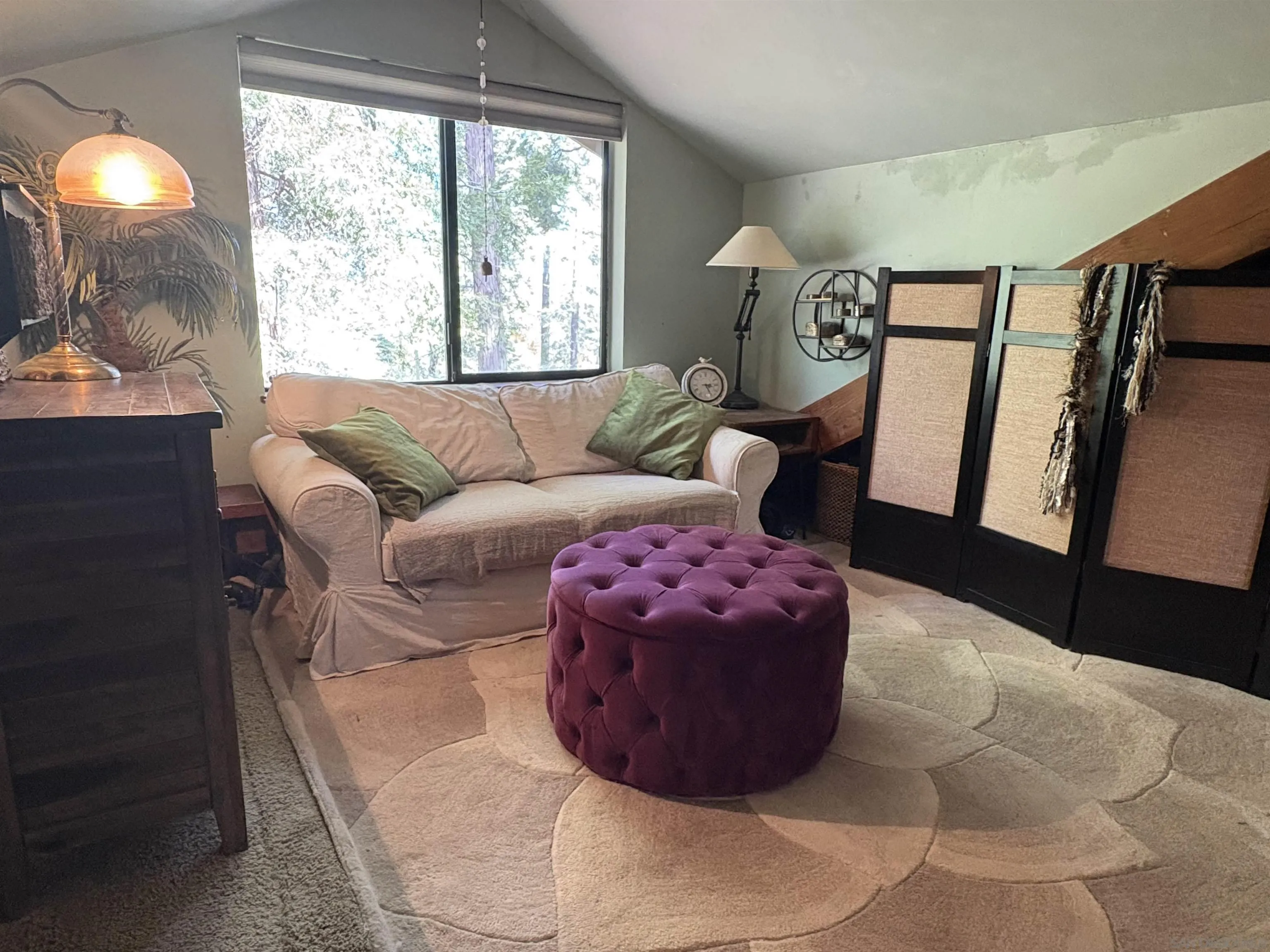 22188 Crestline Road Palomar Mountain, CA 92060 - Photo 47 of 69 a living room with furniture and a large window
