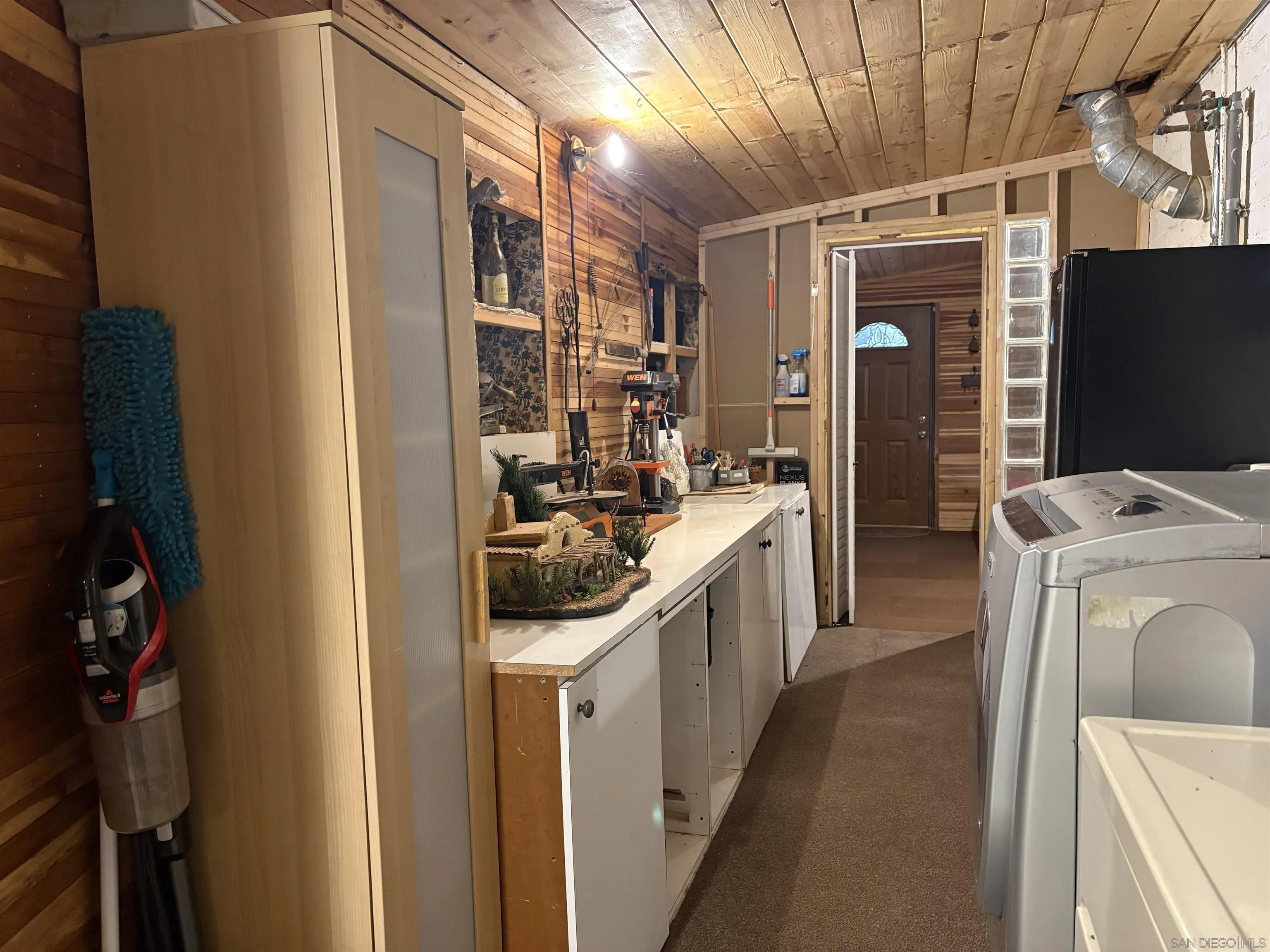 22188 Crestline Road Palomar Mountain, CA 92060 - Photo 51 of 69 a utility room with dryer and washer