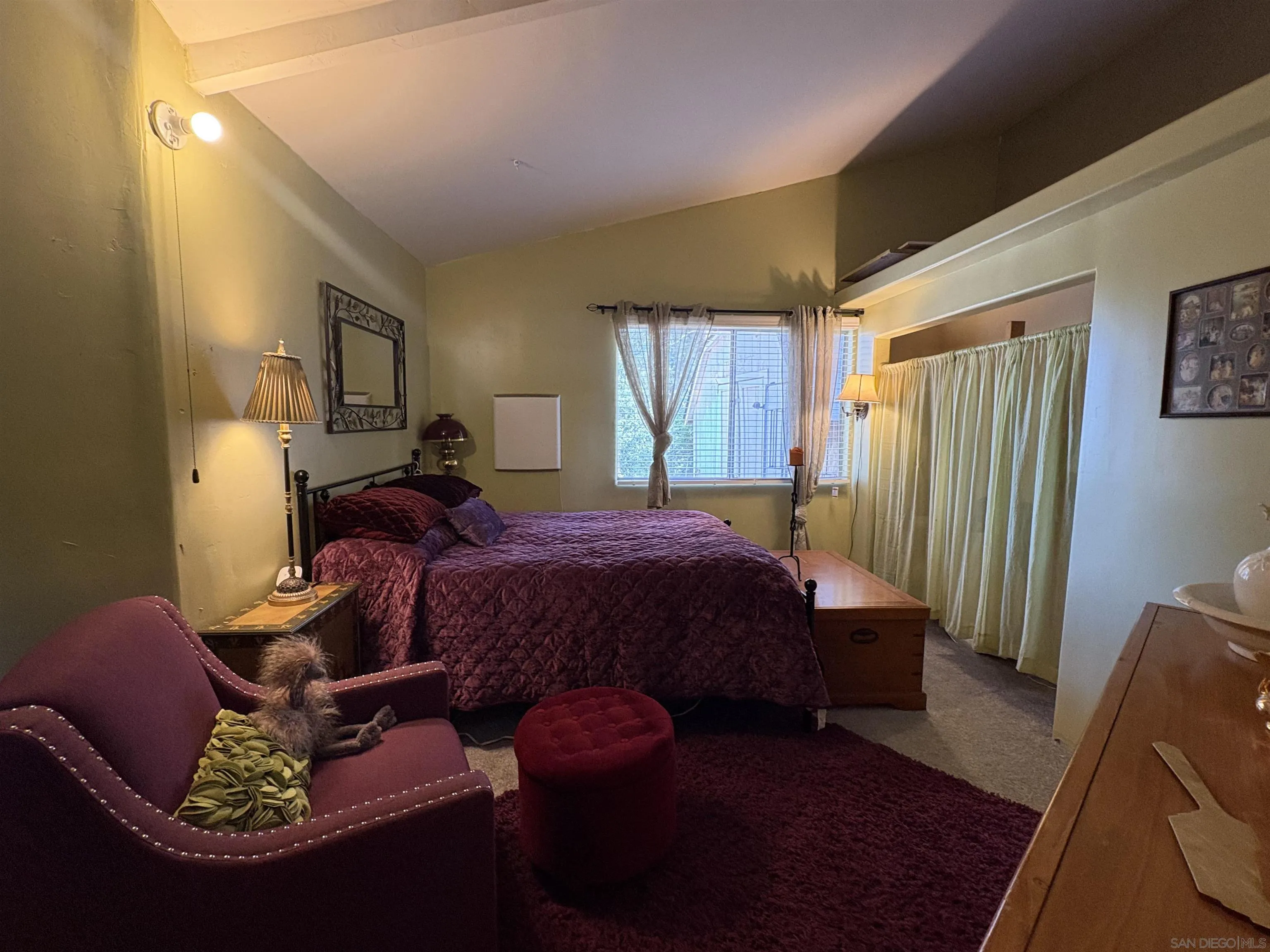 22188 Crestline Road Palomar Mountain, CA 92060 - Photo 55 of 69 a bed room with a bed and a couch