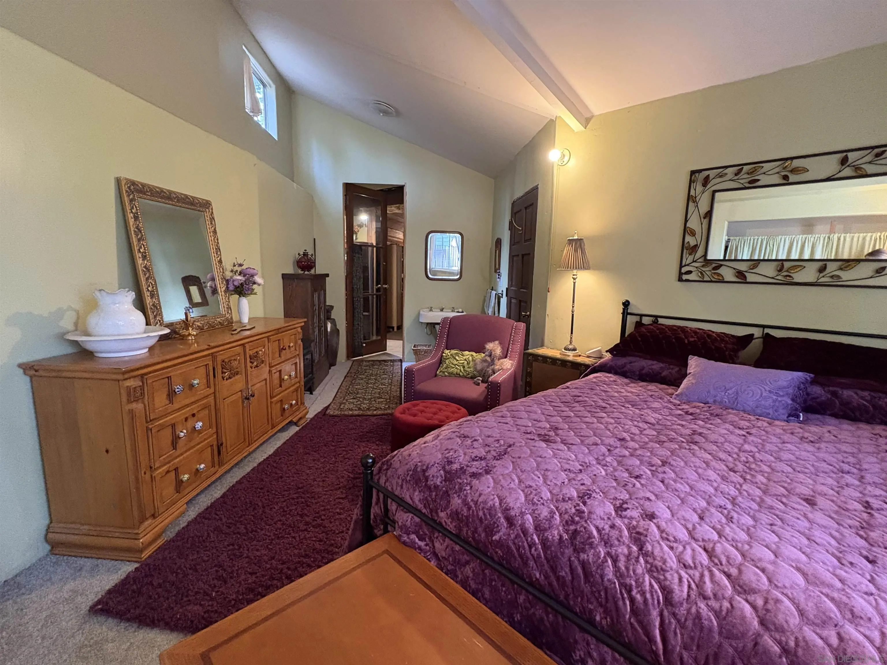 22188 Crestline Road Palomar Mountain, CA 92060 - Photo 58 of 69 a bedroom with two beds and a dresser