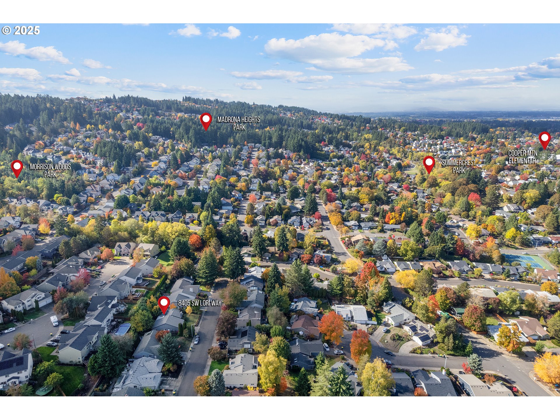 8405 Southwest Lori Way Beaverton, OR 97007 - Photo 44 of 48 a view of city and mountain