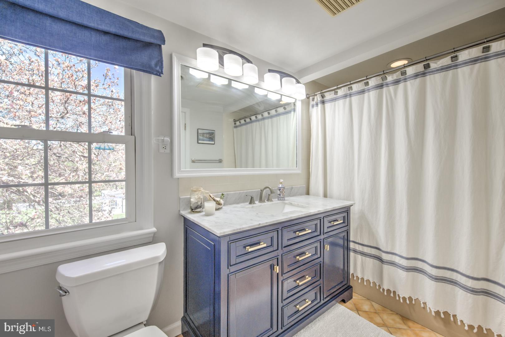 115 Diamond Rock Road Phoenixville, PA 19460 - Photo 22 of 33 a bathroom with a granite countertop sink toilet and shower