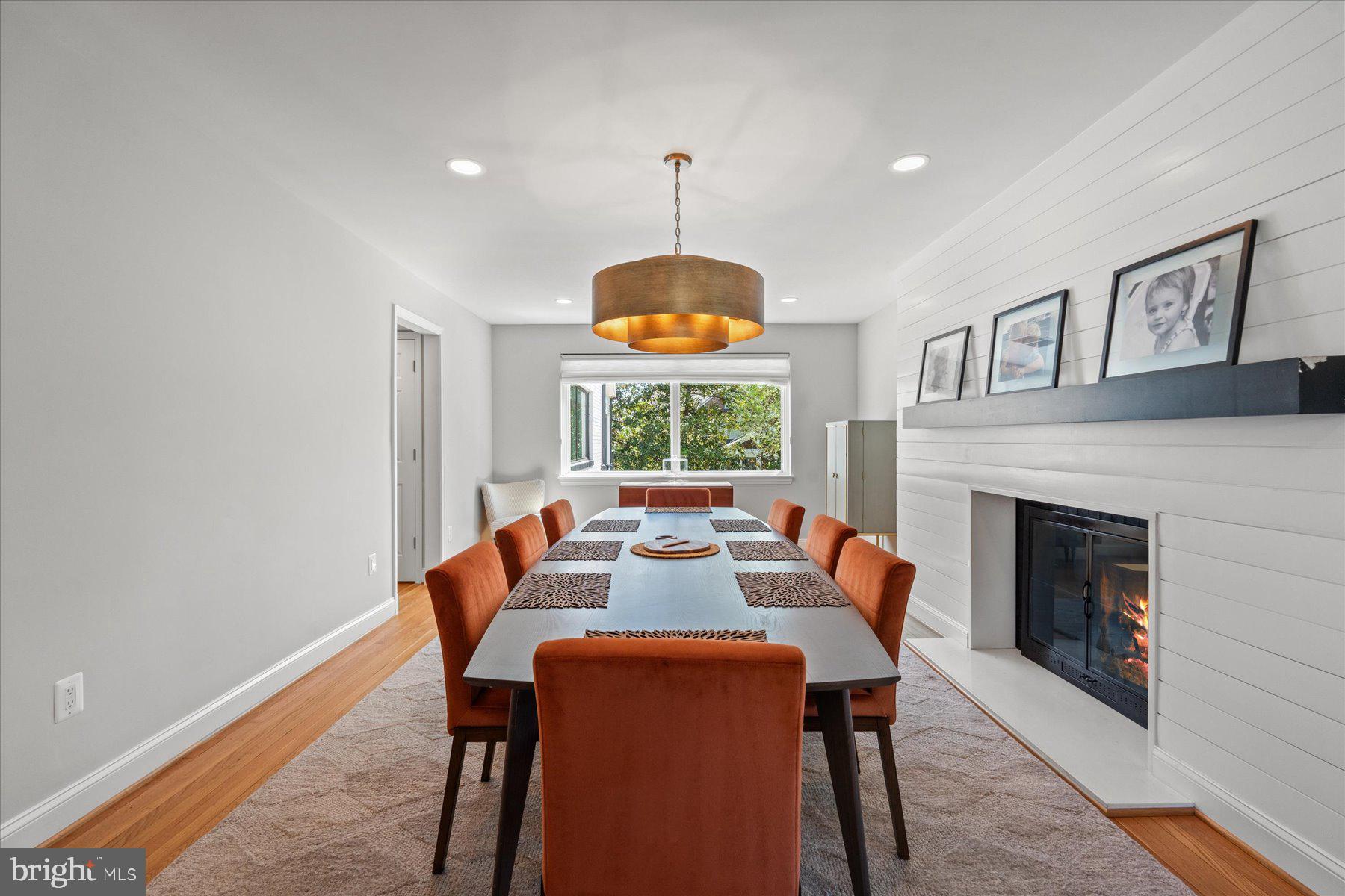 5612 Overlea Road Bethesda, MD 20816 - Photo 13 of 55 Wood buring fireplace for ambiance