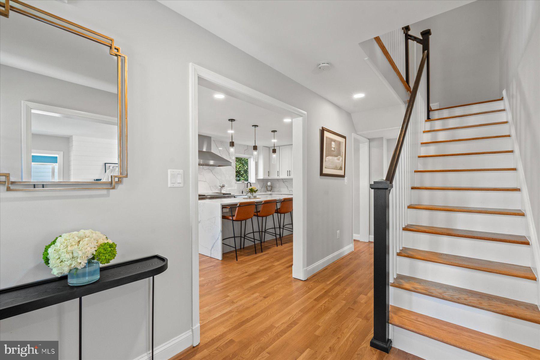 5612 Overlea Road Bethesda, MD 20816 - Photo 5 of 55 Flow into the Kitchen