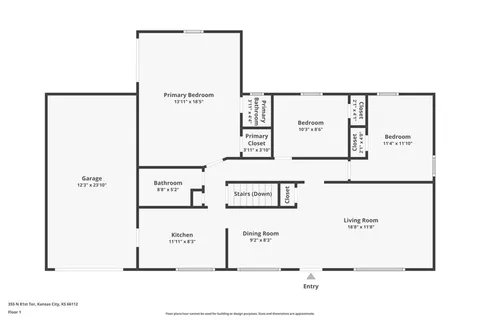 $190,000 | 355 North 81st Terrace, Kansas City, KS 66112