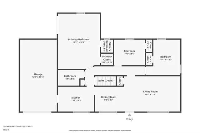 $190,000 | 355 North 81st Terrace, Kansas City, KS 66112