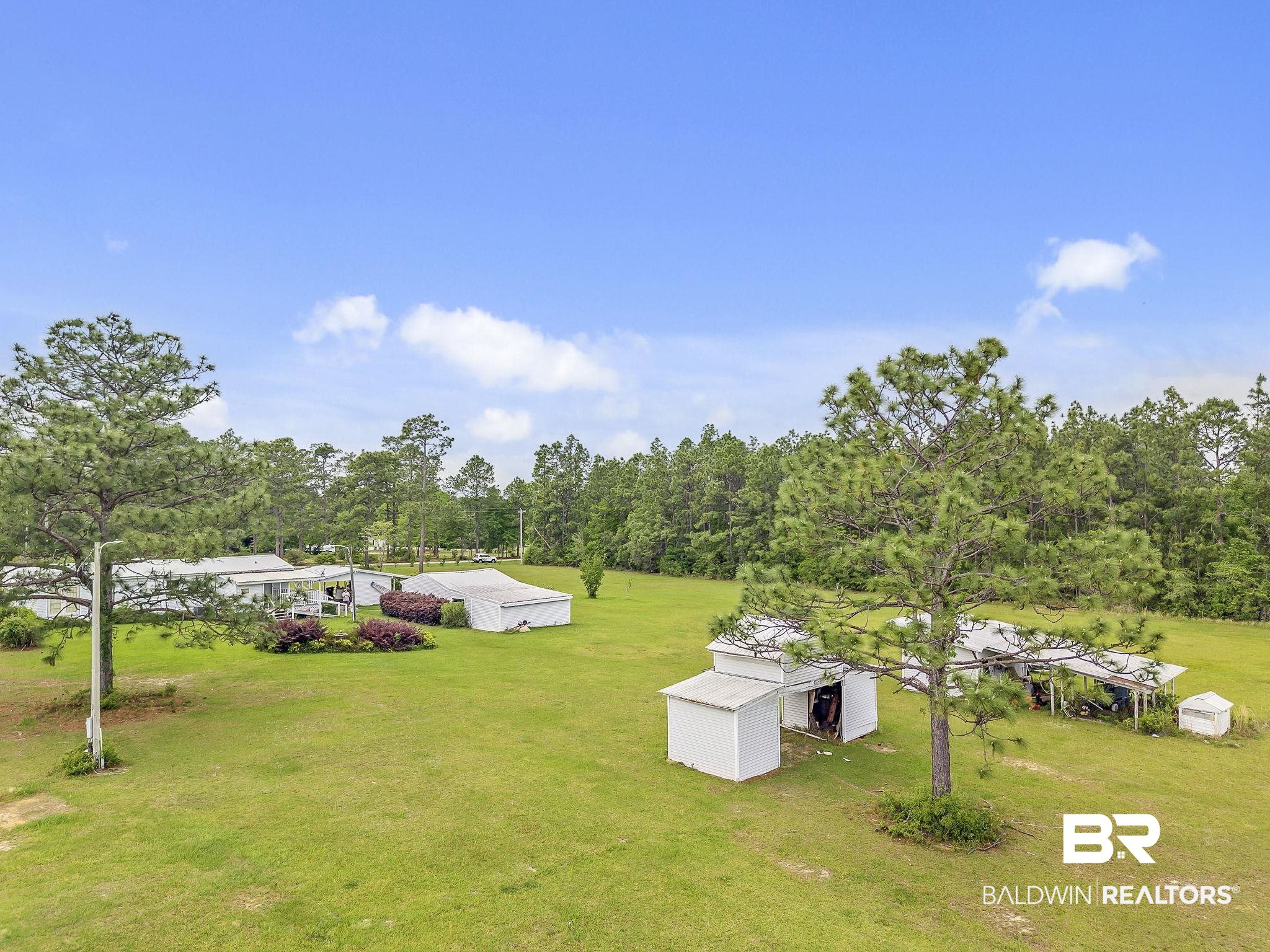 29792 County Road 65 Loxley, AL 36551 - Photo 8 of 39 Birds eye view of property with a forest view