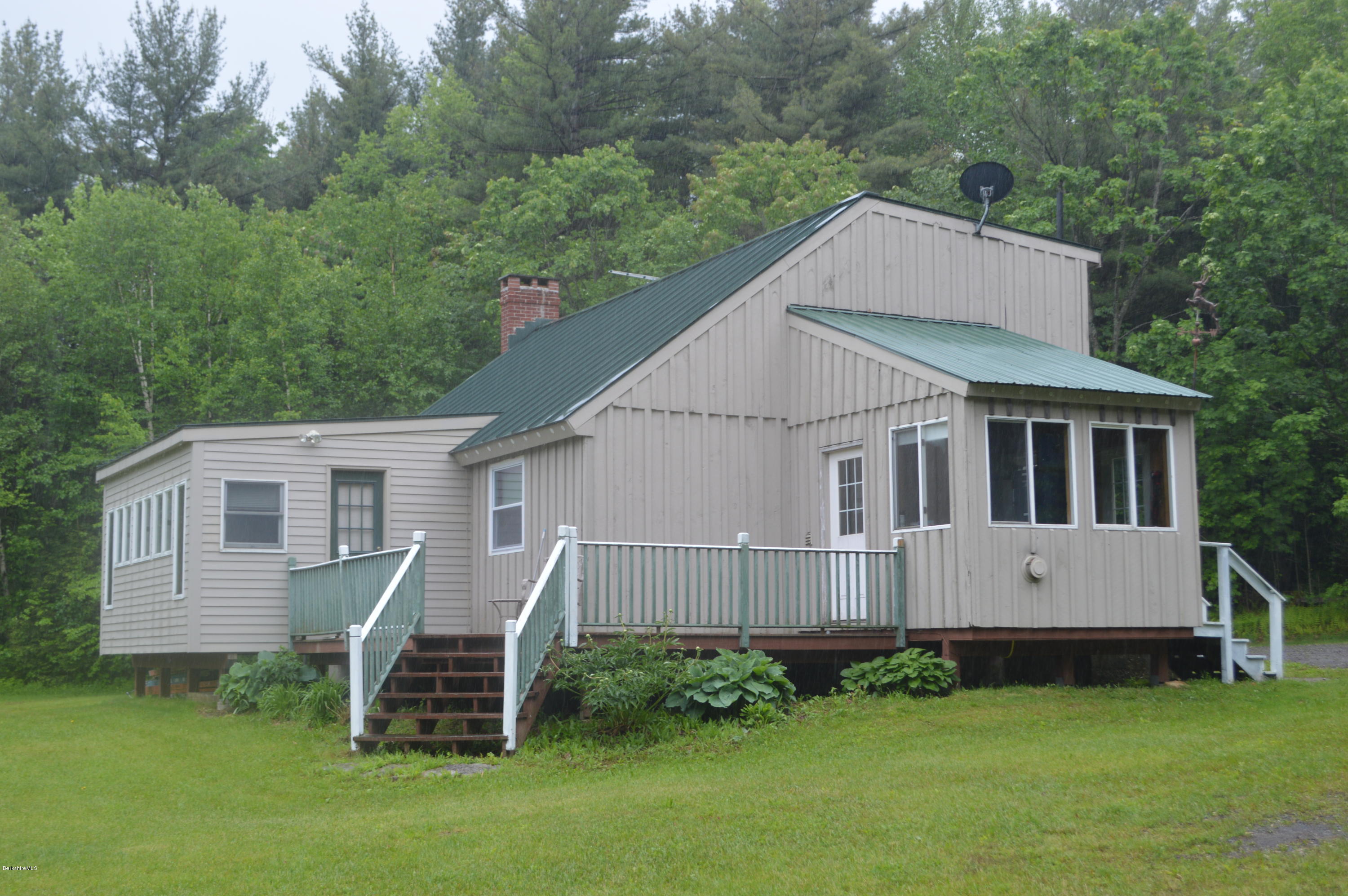 115 Webster Road Tyringham, MA 01264 - Photo 23 of 23 a view of a house with a yard