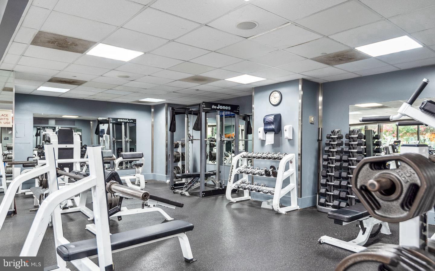 5225 Pooks Hill Road, Unit 303S Bethesda, MD 20814 - Photo 13 of 19 Modern fitness space for active living.