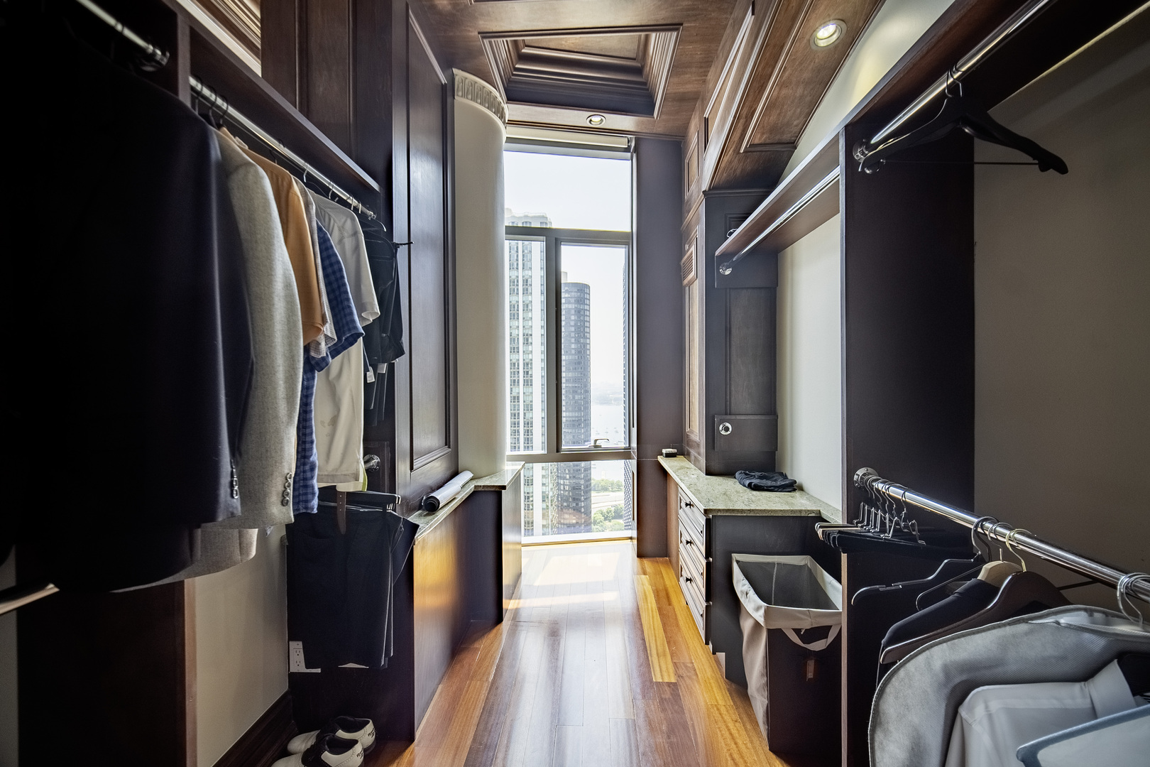 450 East Waterside Drive, Unit 3302 Chicago, IL 60601 - Photo 18 of 52 a view of a living room and a balcony