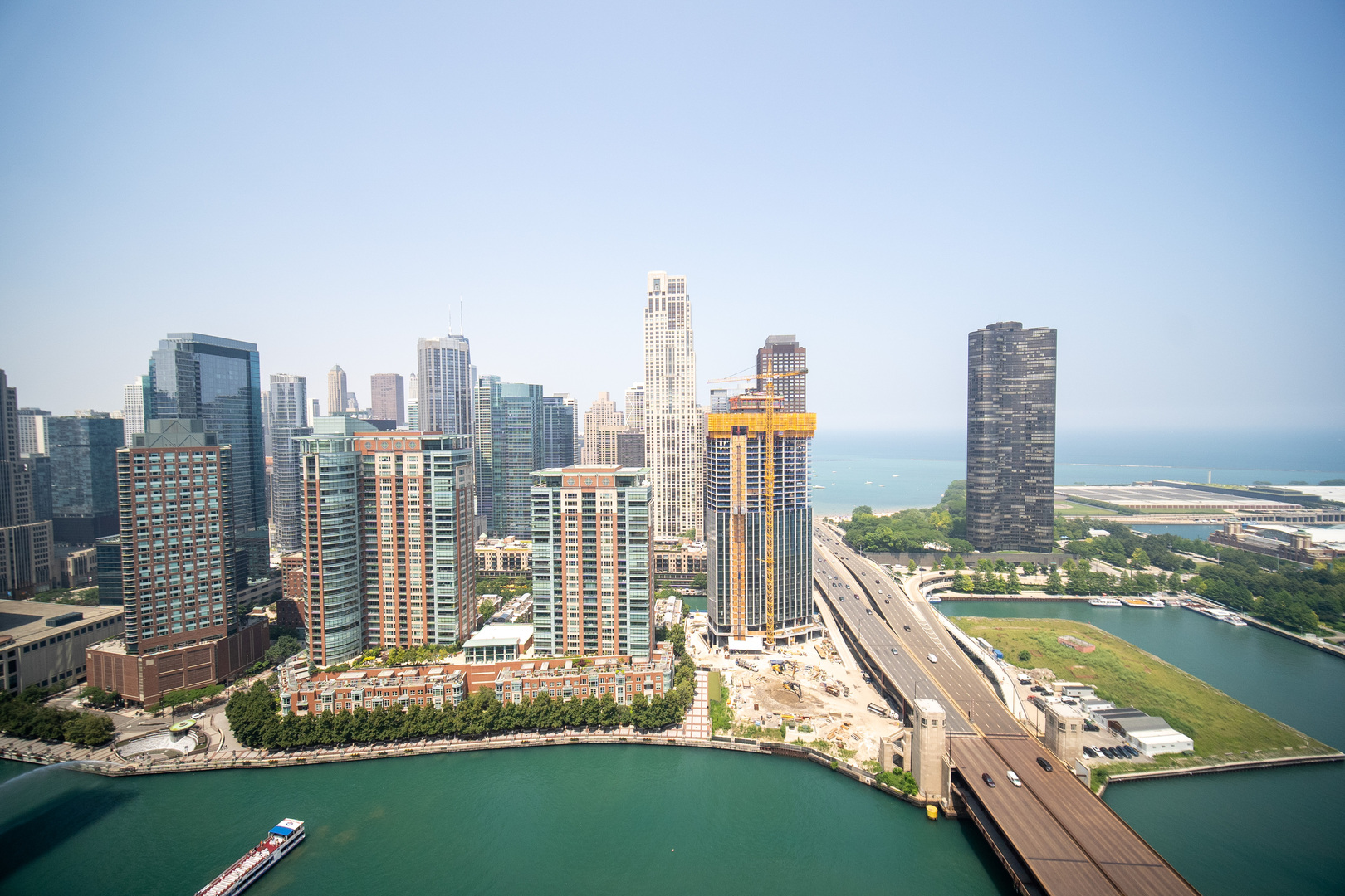 450 East Waterside Drive, Unit 3302 Chicago, IL 60601 - Photo 29 of 52 a view of a city with tall buildings