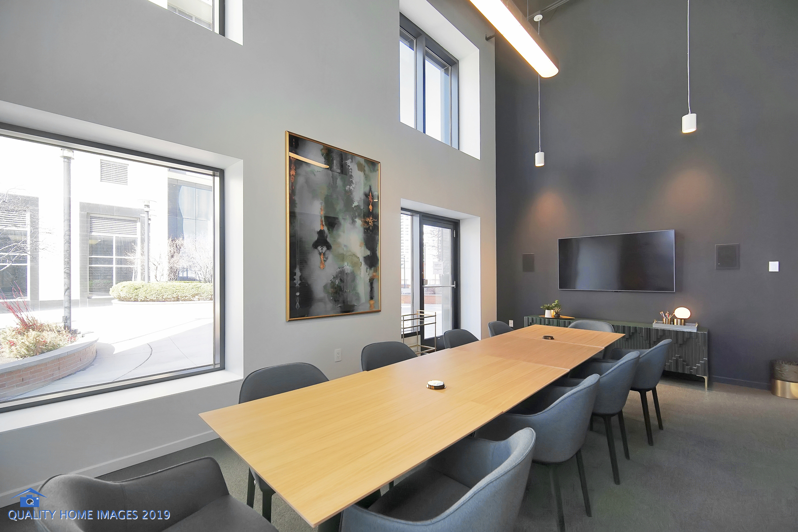 450 East Waterside Drive, Unit 3302 Chicago, IL 60601 - Photo 36 of 52 a room with furniture pool table and flat screen tv