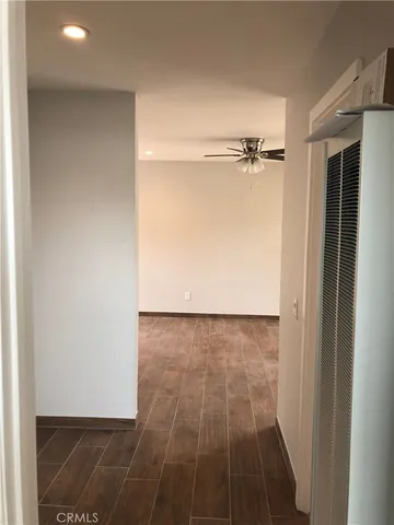 a view of a walk in closet