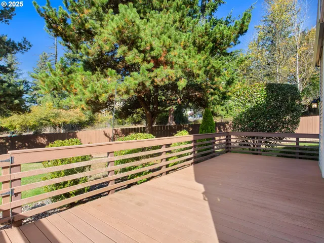 a view of a swimming pool with a lounge chair